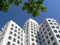 
   Blick zum Hafengelände   
