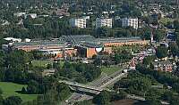 
   Unser Stadtzentrum   
   von oben gesehen   
