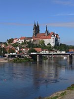 
   Postkartenblick auf Meißen   
