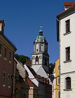 
   Frauenkirche am Ende der Gasse   
