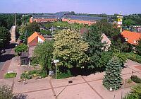 
 &nbsp; Blick aus dem Rathaus &nbsp; 
 &nbsp;&nbsp; in n&ouml;rdlicher Richtung &nbsp; 
