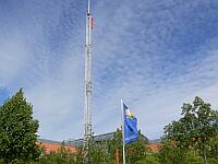 
 &nbsp; Hochmast vor dem Stadtzentrum &nbsp; 
