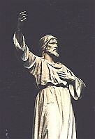 
    Statue of Jesus Christ   
   near the main entrance   
             ( detail )   
