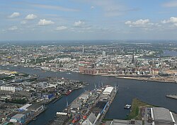 
   Freihafen und Innenstadt   
