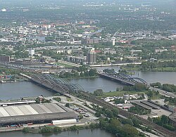 
   Elbbrücken bei Veddel   
