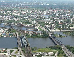 
   Elbbrücken bei Veddel   
