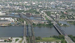 
   Elbbrücken bei Veddel   
